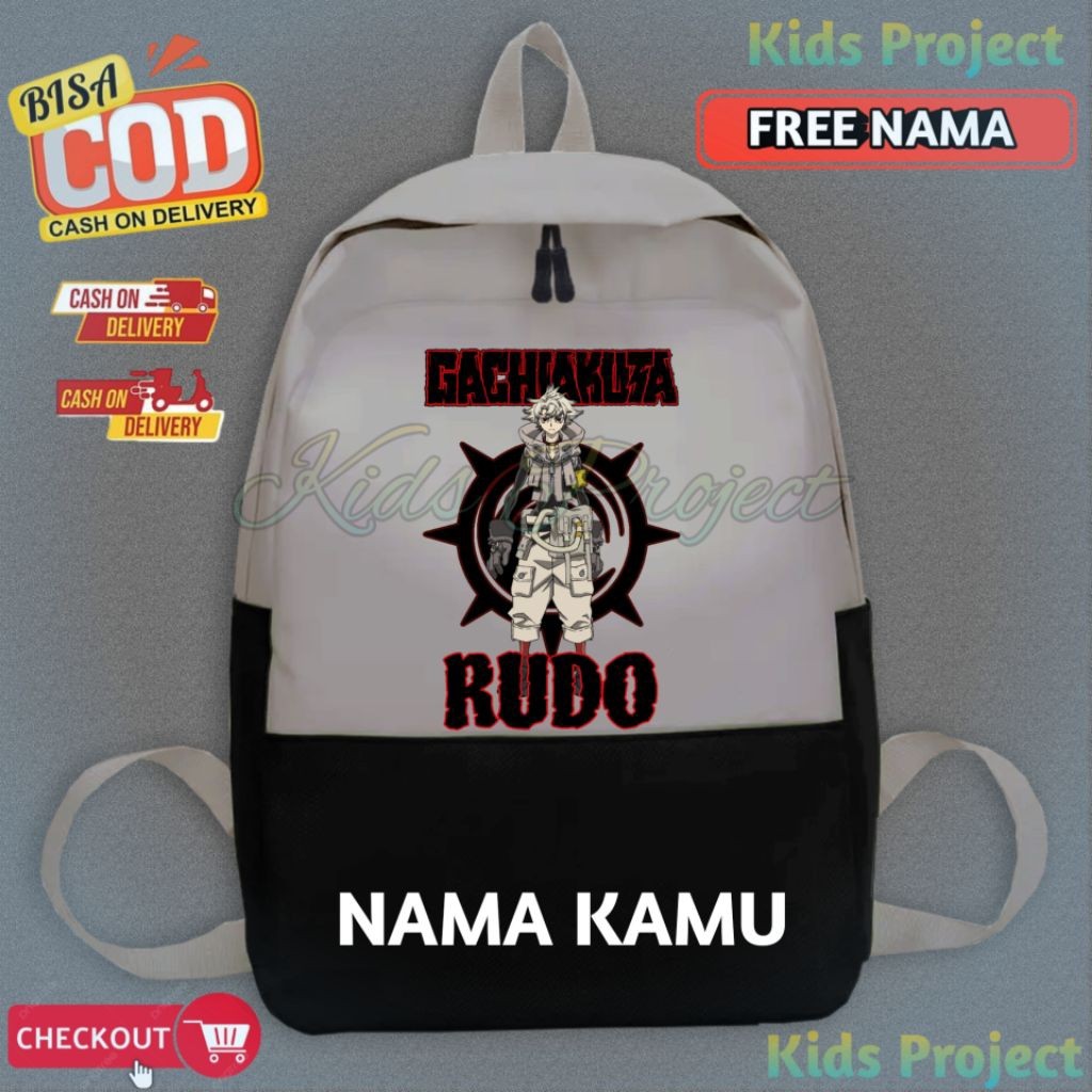 กระเป๋าเป้สะพายหลังเด็ก Rudo GACHIAKUTA ล่าสุด