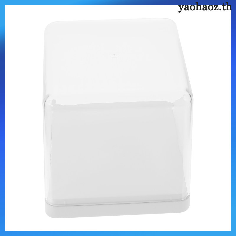 📦 กล่องเก็บของอะคริลิคใสสำหรับจัดโต๊ะทำงานที่บ้าน ทนทานและทำความสะอาดง่าย สีขาว ขนาด 12.5 x 8.5 x 5.