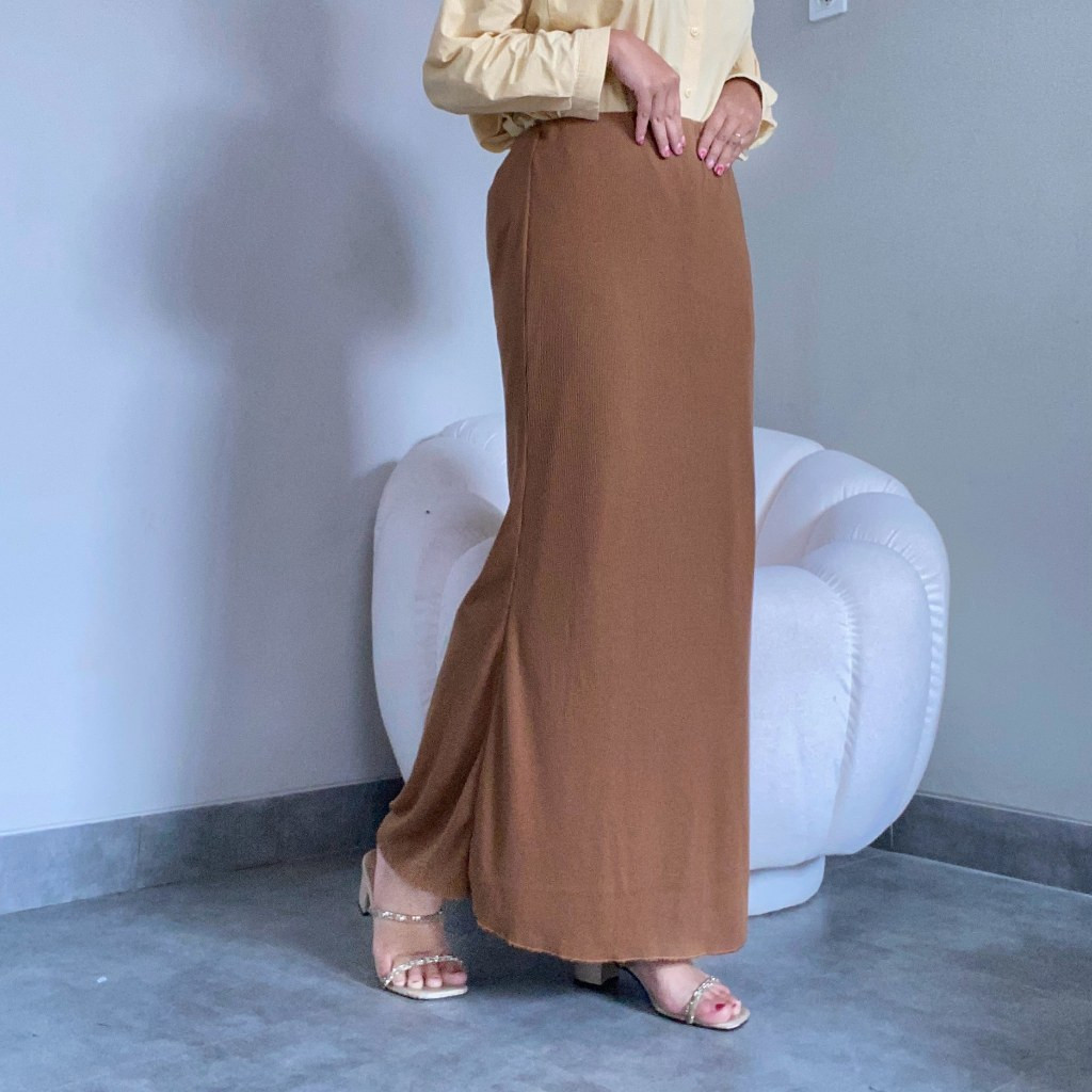 Tifani - กระโปรง Yejin กระโปรง กระโปรงถักนางเงือก กระโปรงทํางานลําลอง