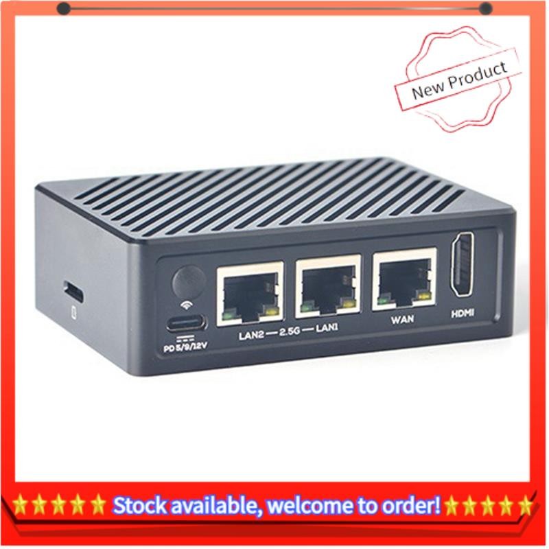 สําหรับ NanoPi R5S Router 4G + 32G RK3568 บอร์ดพัฒนา OpenWRT - รองรับ Dual 2.5G Gigabit Network Rout