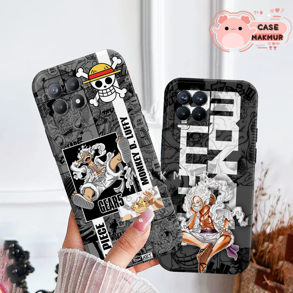 Realme 8i / 8 4g - 5g / 8 Pro Softcase Anime Character One Piece - เคสผู้ชาย - กําหนดเอง - ซิลิโคน T