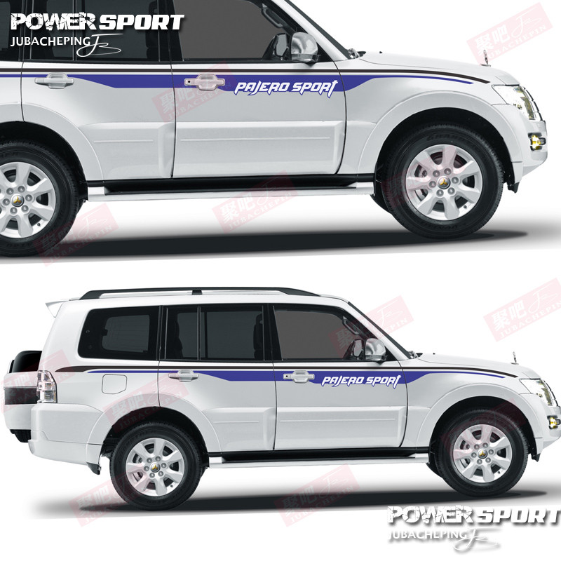 Lynx Pajero Pajero Pajero V97V93 สติ๊กเกอร์ติดรถ Garland Body รอบเอวแถบสีดัดแปลงตกแต่งรถสติ๊กเกอร์
