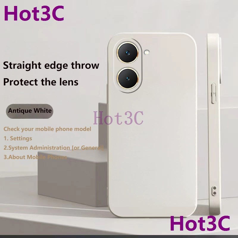 เคส For Vivo Y03 / Y18 / Y03T / Y18S / Y28S 5G tpu YTCS ซิลิโคนเคสโทรศัพท์สีทึบเรียบง่าย - รูปที่ 7