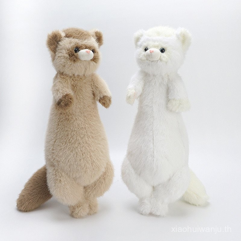 Anglu จําลอง Ferret Plush ของเล่น Neuron ตุ๊กตา Companion ตุ๊กตาหมอนยาวตุ๊กตา