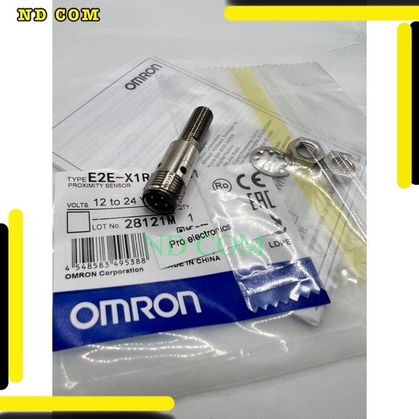 แท้ สั่งเลย! E2E-X1R5E1-M1 PROXIMITY SENSOR Inductive M8 NO NPN 1.5mm 10V to 40VDC 4-Pin