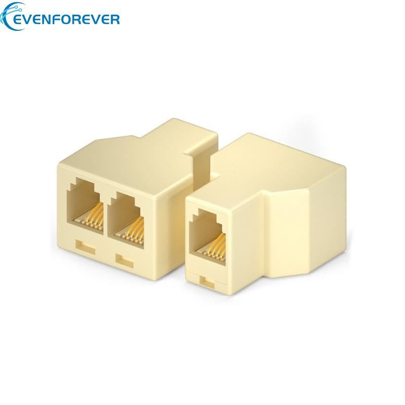 EV Versatroility RJ11 6P4C 6P2C ตัวแยกโทรศัพท์ Quick Setups ตัวแยกสายโทรศัพท์สําหรับการเชื่อมต่อโทรศ