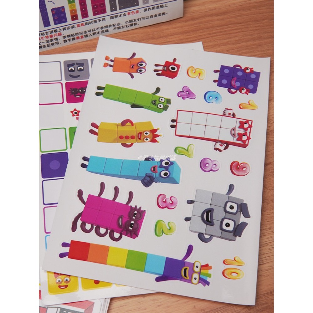 Numberblocks Numberblocks บล็อกบล็อก คณิตศาสตร์สําหรับเด็กปฐมวัย ช่วยสอน Cube Assembly Ed - รูปที่ 6