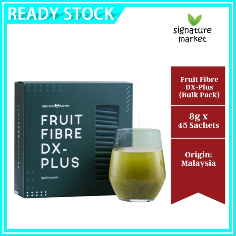 【hot】 buy  3 free1 Signature Market Fruit Fibre DX-Plus (Bulk Pack)(Detox, Digestive) Kesihatan exp 