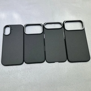 เคสโทรศัพท์เคฟล่าแม่เหล็ก iPhone 17 Pro Max air รูปแบบคาร์บอนไฟเบอร์เคสป้องกันเรียบง่าย