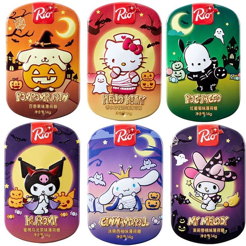 Rio Sanrio Candy ของขวัญวันเกิดรับปริญญา ขนมมูลค่าสูง นักเรียน ลูกอมมิ้นต์ปราศจากน้ําตาล ลมหายใจสดชื