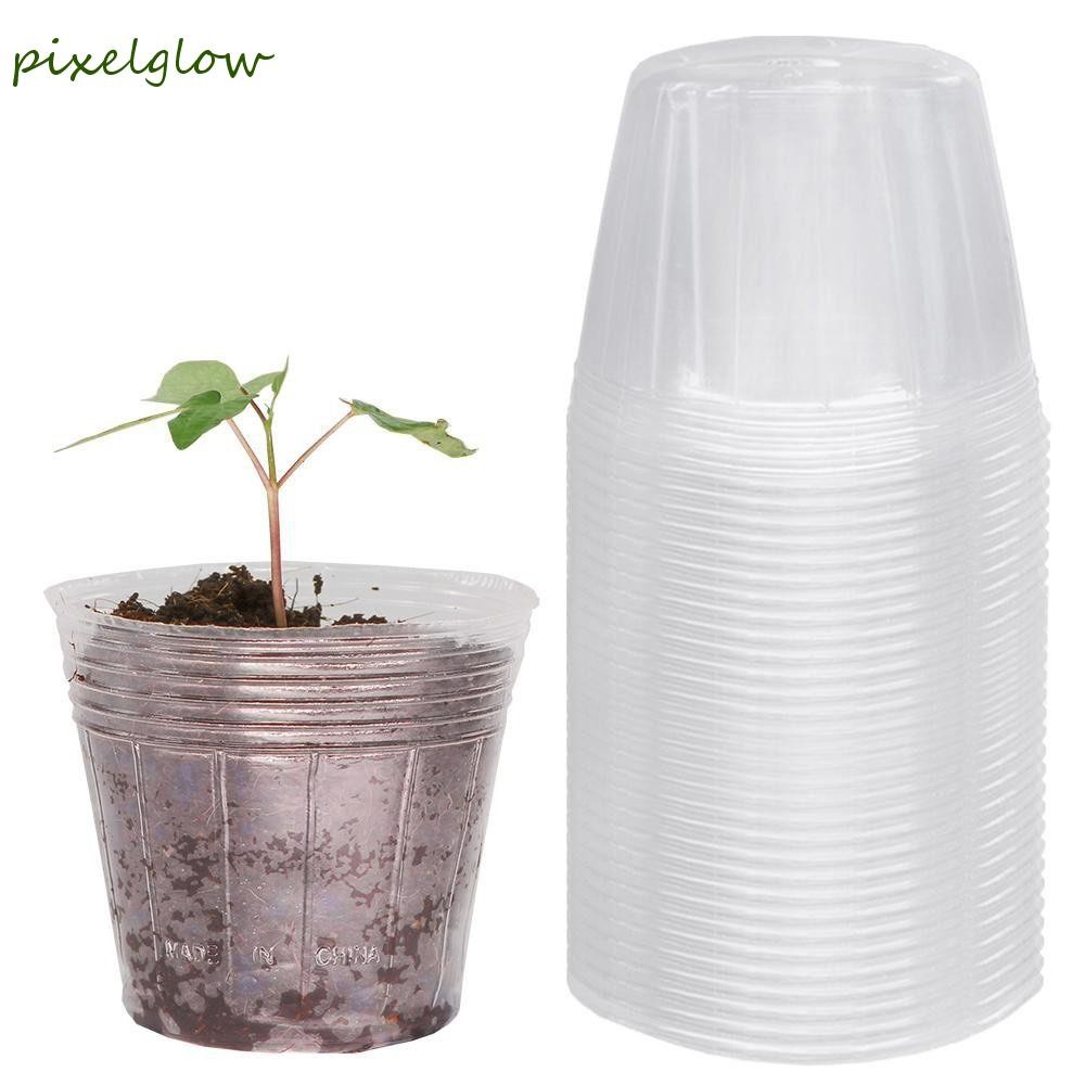 PIXELGLOW Nursery Pots Yard เครื่องมือทําสวนความจุขนาดใหญ่สําหรับสวนดอกไม้ผักถุงต้นกล้า