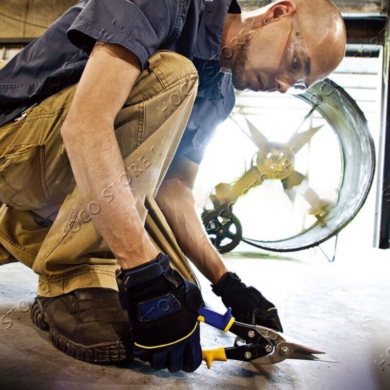 กรรไกร ตัดสังกะสี ตัดซีลาย ตัดแผ่นเหล็ก ตัดแผ่นสแตนเลส ขนาด 10