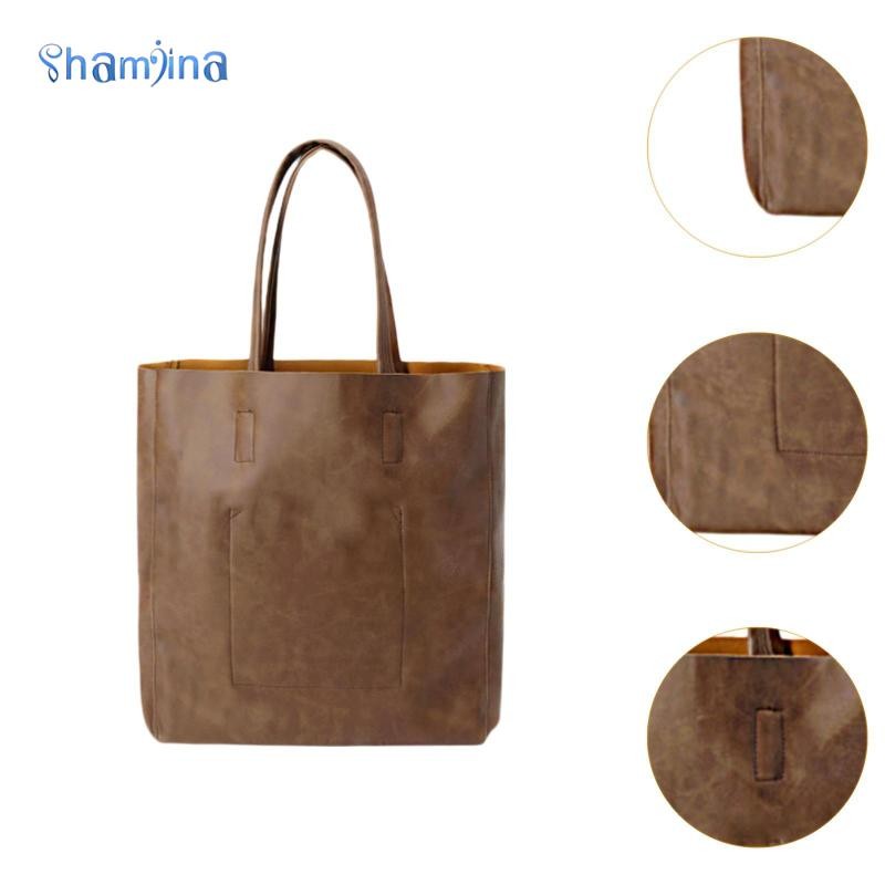 [Shamjina] กระเป๋าโท้ทอเนกประสงค์ Commuting กระเป๋าถือแบบพกพาสําหรับงานปาร์ตี้ของขวัญช้อปปิ้ง - รูปที่ 7