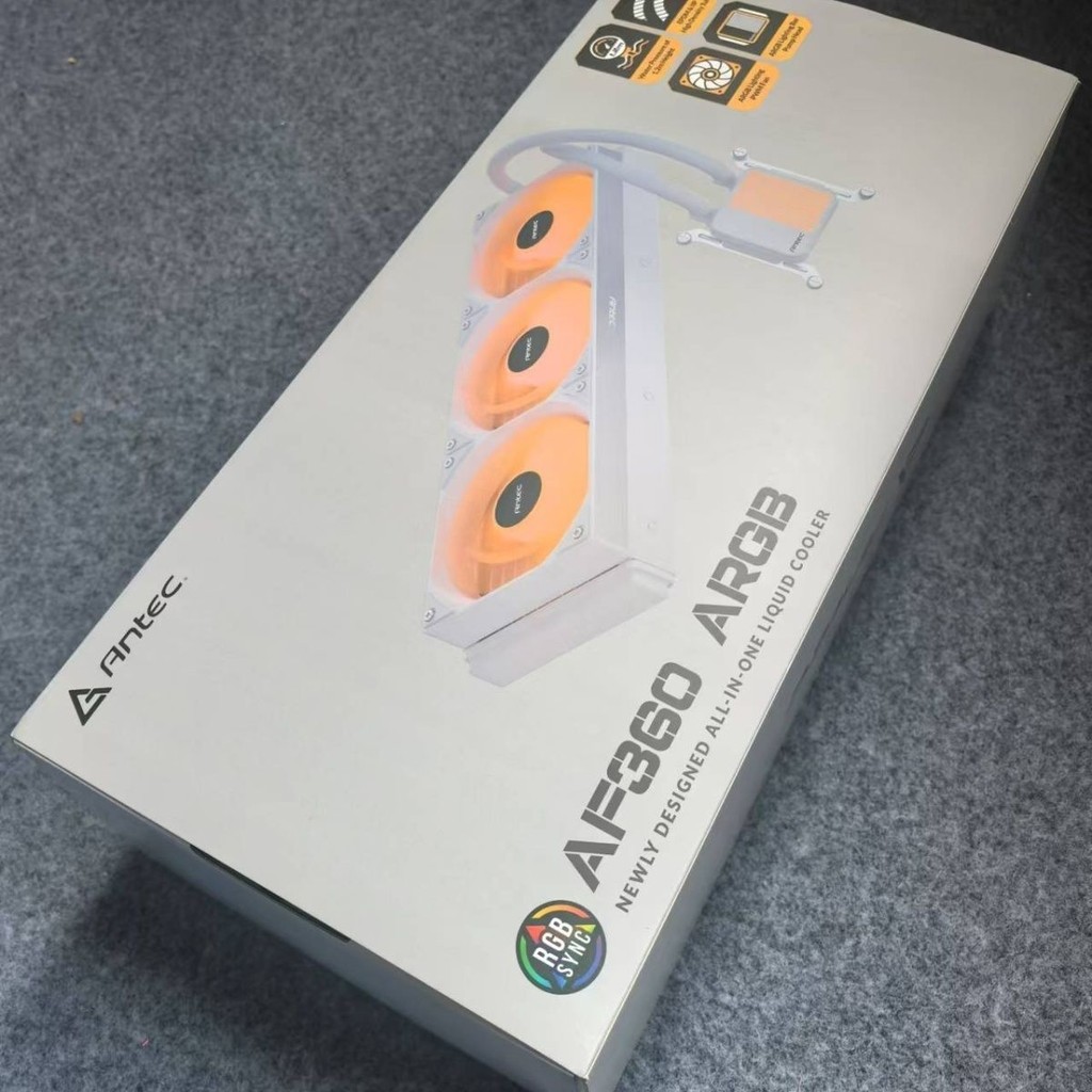 Antec Antec AF360 หม้อน้ําระบายความร้อนด้วยน้ํา PWM อุณหภูมิควบคุม ARGB Magic Light Synchronization 