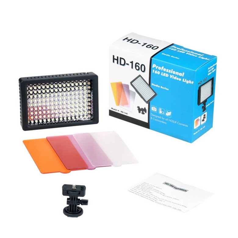 อุปกรณ์เสริมกล้องอื่นๆคอมพิวเตอร์ SLR HHD-160 เติมแสงอุปกรณ์การถ่ายภาพการถ่ายภาพอุปกรณ์เสริม Cross-B