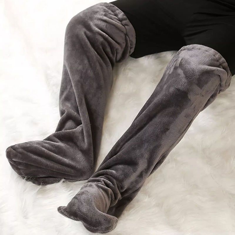 男女睡眠袜暖脚脚套居家地板袜宽松保暖中筒袜子脚受伤护理月子袜Men's and Women's Sleep Socks Foot Warmer Home Floor Socks Wide2025101