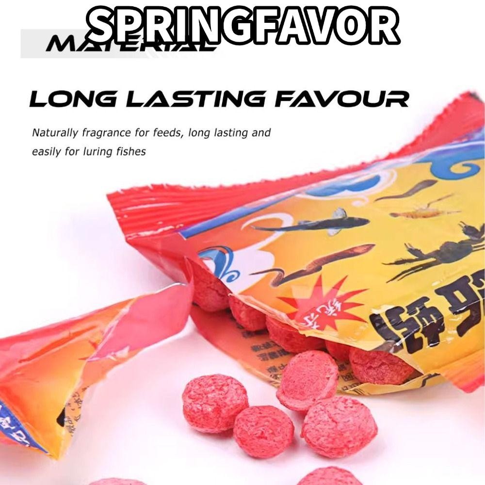 SPRINGFAVOR เหยื่อปลาสําหรับตกปลา, เหยื่อตกปลาปลาไหลสีแดงธัญพืช, กีฬากระตุ้น Olfactory Sensation Fis