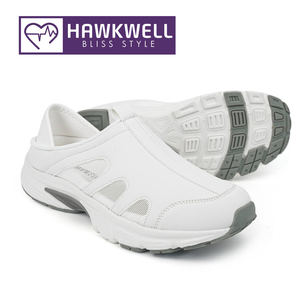 Hawkwell รองเท้าพยาบาลระบายอากาศสําหรับผู้ชายแบบสวมรองเท้าหมอน้ําหนักเบารองเท้าทํางานกันลื่น - Tianaz/7929