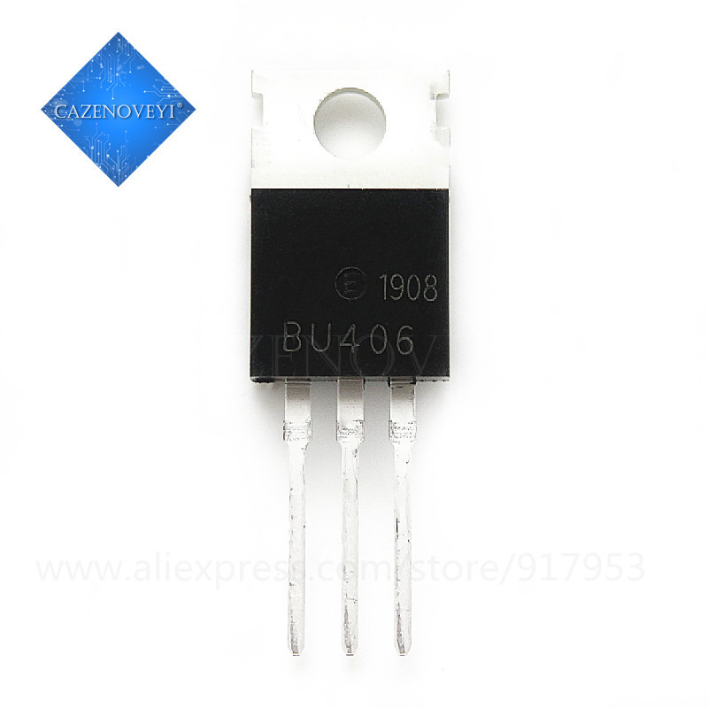 10 ชิ้น BU406TU BU406 TO-220 ชิป