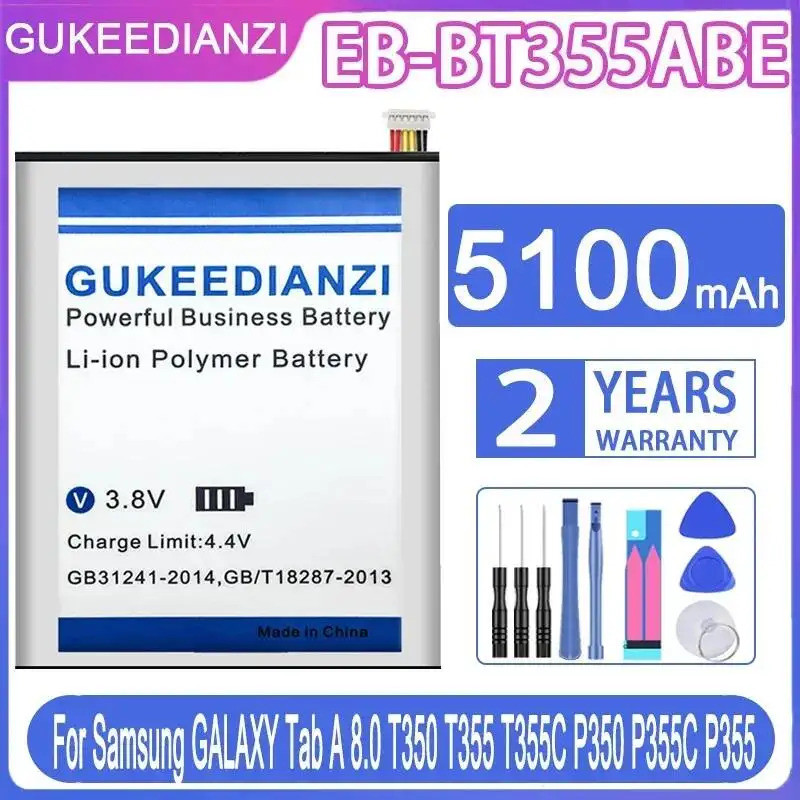 EB-BT355ABE แบตเตอรี่แท็บเล็ตสําหรับ Samsung Galaxy Tab A 8.0 T350 T355 T355C P350 P355C P355 ประสิท