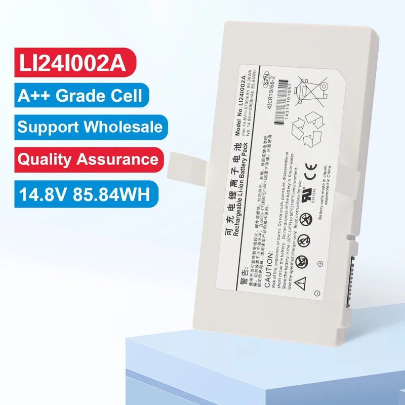 เปลี่ยน LI24I002A แบตเตอรี่สําหรับ Mindray M9 M8 TE7 เครื่องอัลตราซาวนด์หรือ SV300/600/800/650/850 เ
