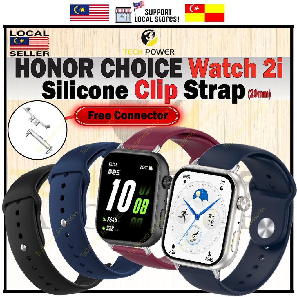 Tali Jam สายนาฬิกา Generic สําหรับ HONOR CHOICE Watch 2i / Rossini Watch 2i, 20mm Fast Release Clip 