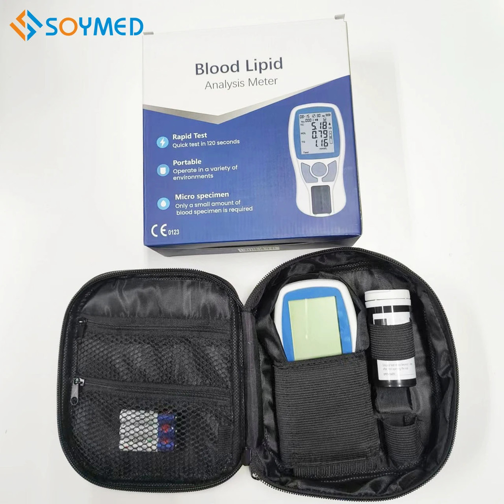 การออกแบบที่ปรับได้ SoyMed Cholesterol และ Lipids Test Kit เครื่องวัดไขมันในเลือด Lipid Profile Anal