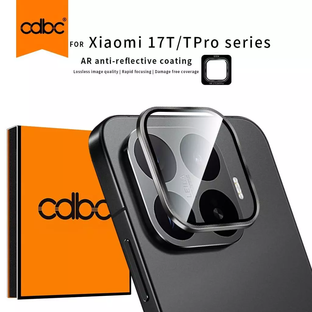 CDBC สําหรับรูปแบบ CD พรีเมี่ยม Eagle Eye AR เคลือบเลนส์กระจกนิรภัย Xiaomi 17T 17T Pro, ติดตั้งง่ายเครื่องมือจัดเลนส์กล้อง, Anti Reflection HD Clear ฝาครอบกล้อง