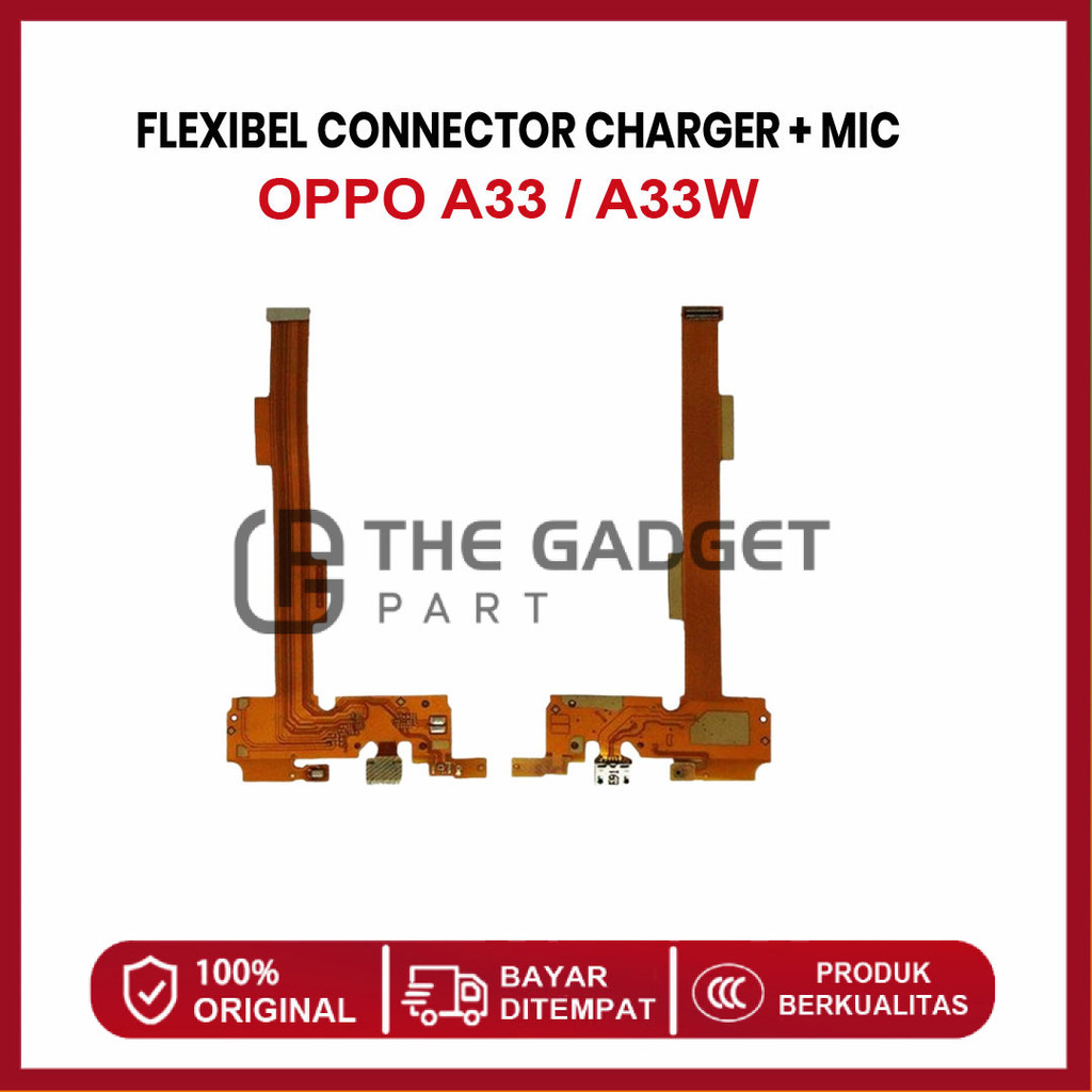 FLEXIBLE CONNECTOR CHARGER + MIC OPPO A33 / A33W ORIGINAL