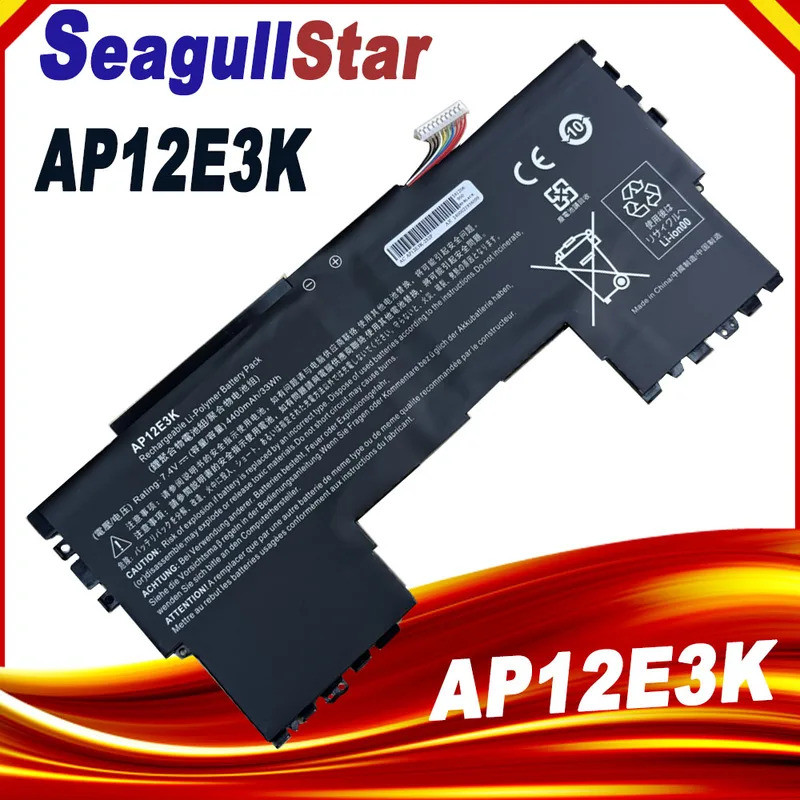 AP12E3K แบตเตอรี่แล็ปท็อปสําหรับ Acer Aspire S7 S7-191 สําหรับ Ultrabook 11 "1/CP3/65/114-2 1/CP5/42