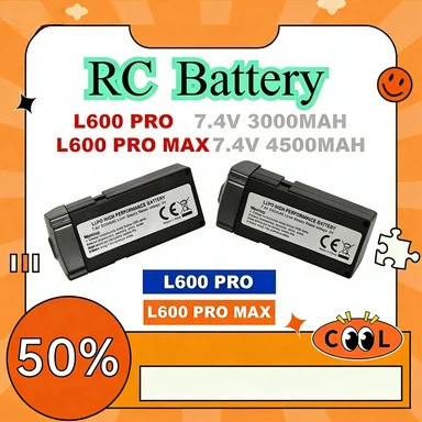 สําหรับ L600 PRO/L600PRO MAX Drone แบตเตอรี่ 7.4V 3000MAH/4500MAH แบตเตอรี่ Lipo