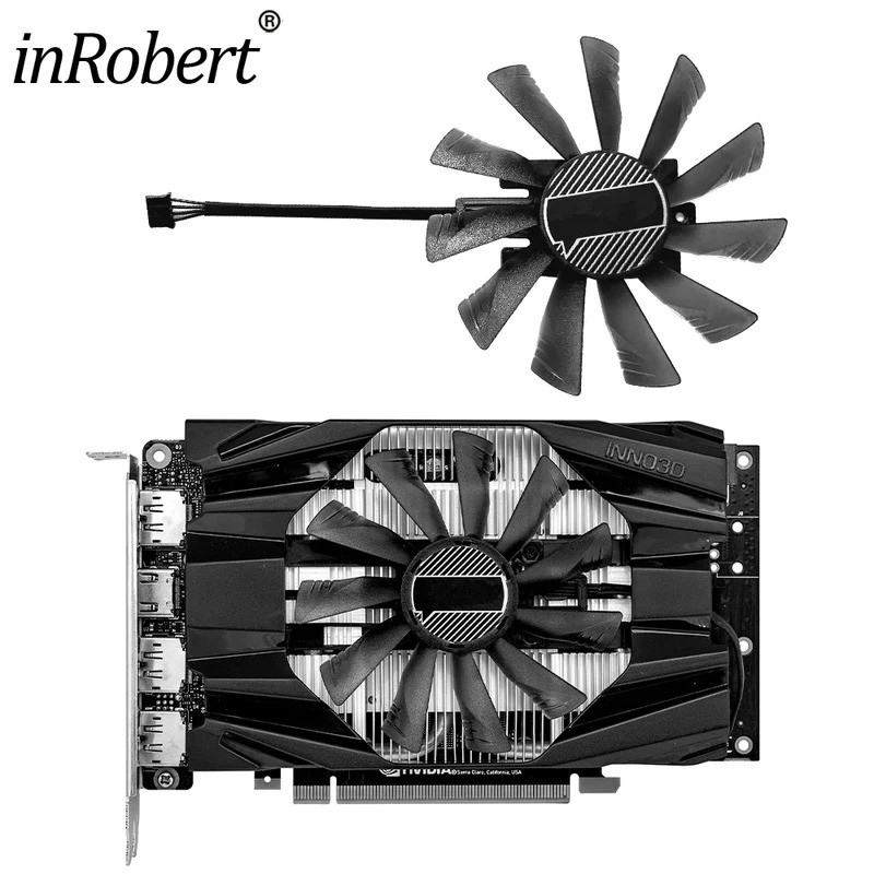 *95MM CF-121015S 4Pin กราฟิกการ์ดพัดลมระบายความร้อนสําหรับ Inno3d GTX 1060 1060S 1060Ti RTX 2060 206