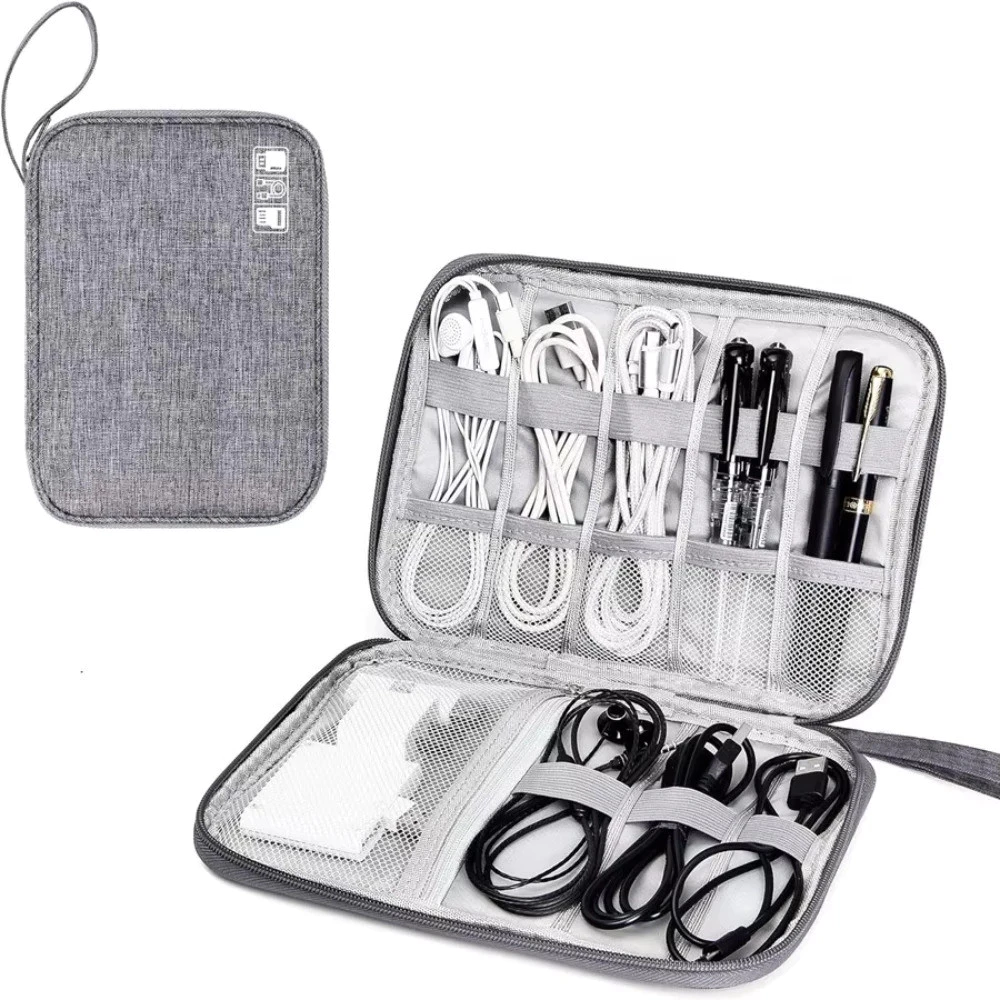 NNBILI Digital Gadget Storage Bag Organizer Case for USB Charger Phone Headphone thumbnail 10