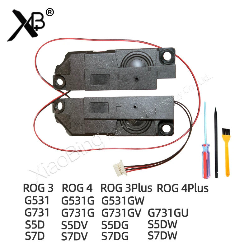 ใหม่ 1 คู่แล็ปท็อปลําโพงซ้าย + ขวาสําหรับ ASUS ROG 3 3Plus 4 4Plus G531G/W/T G531 S5D S5DV/G/W S7D S