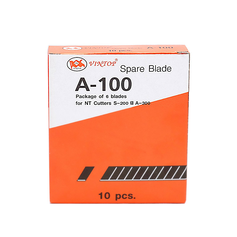 ใบมีดคัตเตอร์ 18 มม. (แพ็ค10หลอด) VINTOP L-150