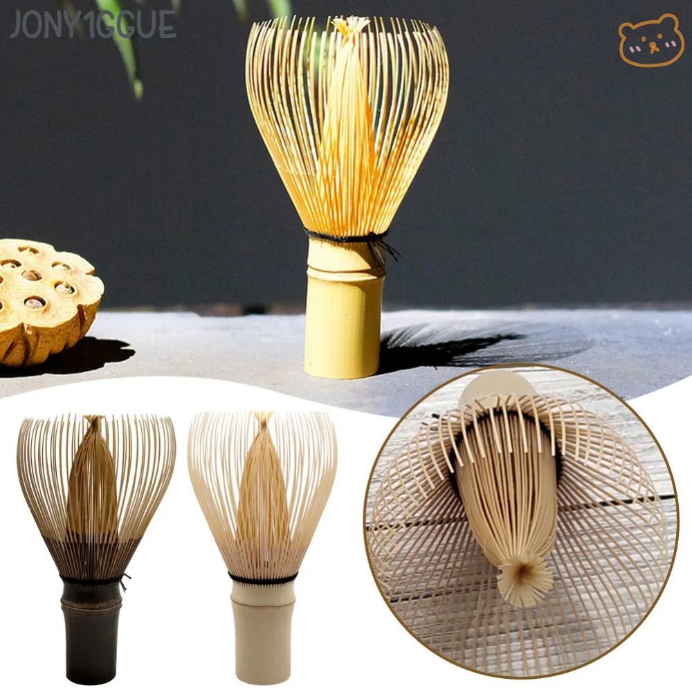 JONY1GGUE Matcha Whisk, Bamboo Japanese Tea Set Chasen, ที่มีประโยชน์Reusable Multifunctional Bamboo Brush ของขวัญ