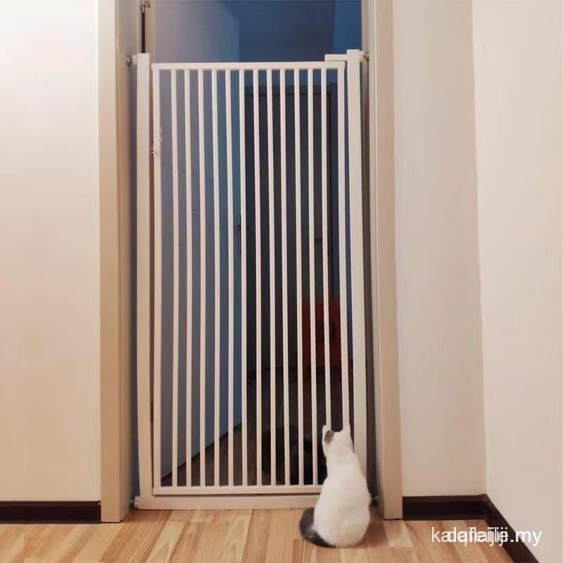 รั้วประตูเด็ก Pet Enclosure Anti Cat รั้วประตูรั้วสุนัข Guardrail รั้วพาร์ทิชันบันไดกรงในร่ม Baffle 