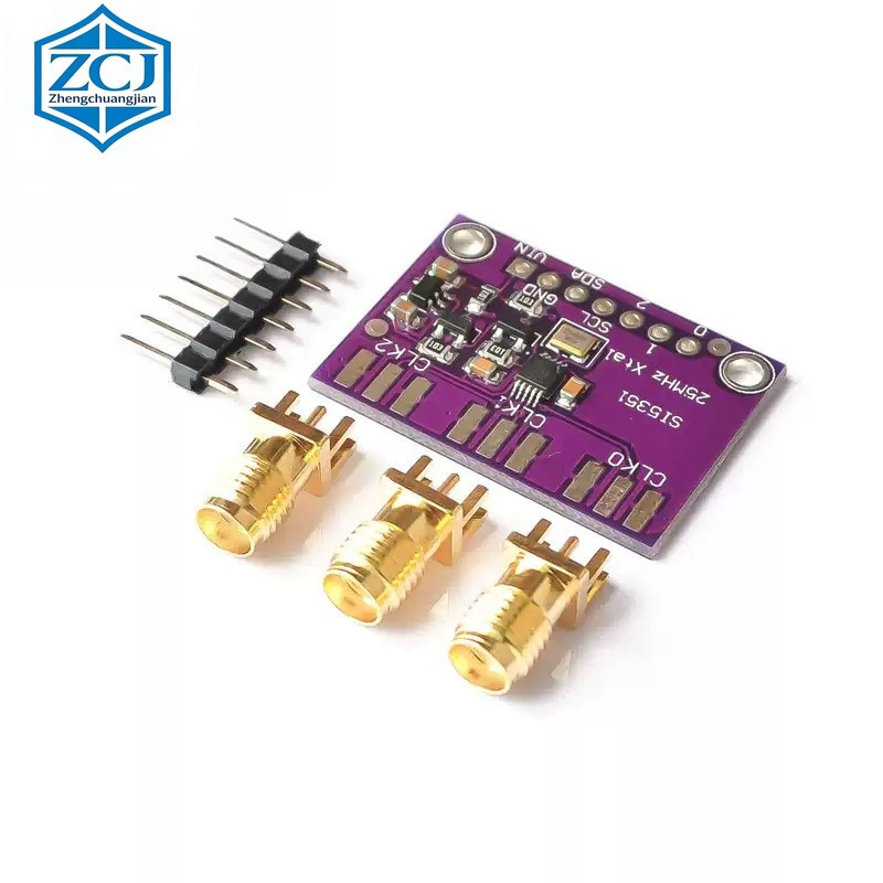 SI5351 สัญญาณความถี่สูง Square Wave ความถี่เครื่องกําเนิดไฟฟ้าสัญญาณ 5351 Si5351A
