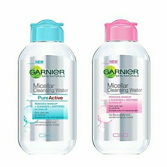 🔥พร้อมส่ง🔥 GARNIER การ์นิเย่ ไมเซล่า คลีนซิ่งวอเตอร์ชมพู125 มล.