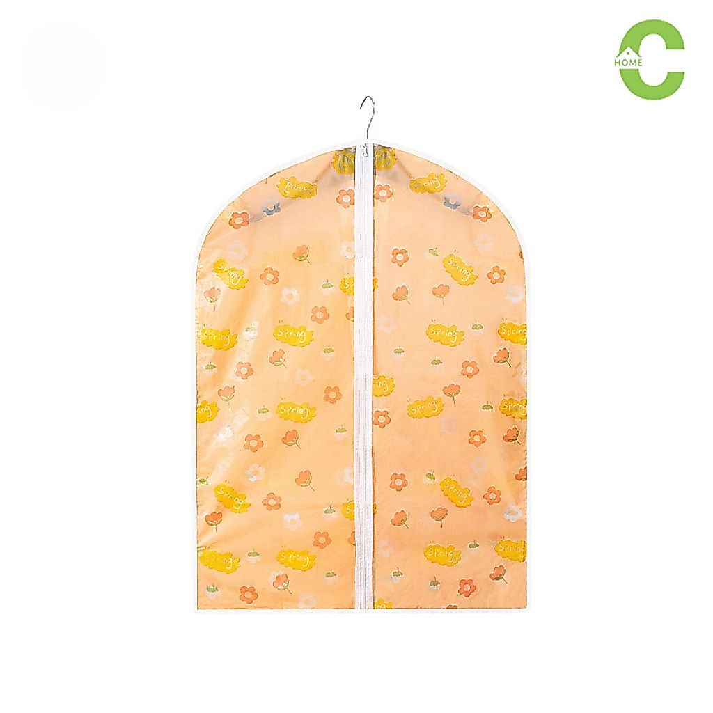 HOMEC ถุงคลุมเสื้อ ถุงคลุมกันฝุ่น ถุงใส่เสื้อผ้า clothing cover bag แบบโปร่งใส ซิปรูดง่าย สะดวก