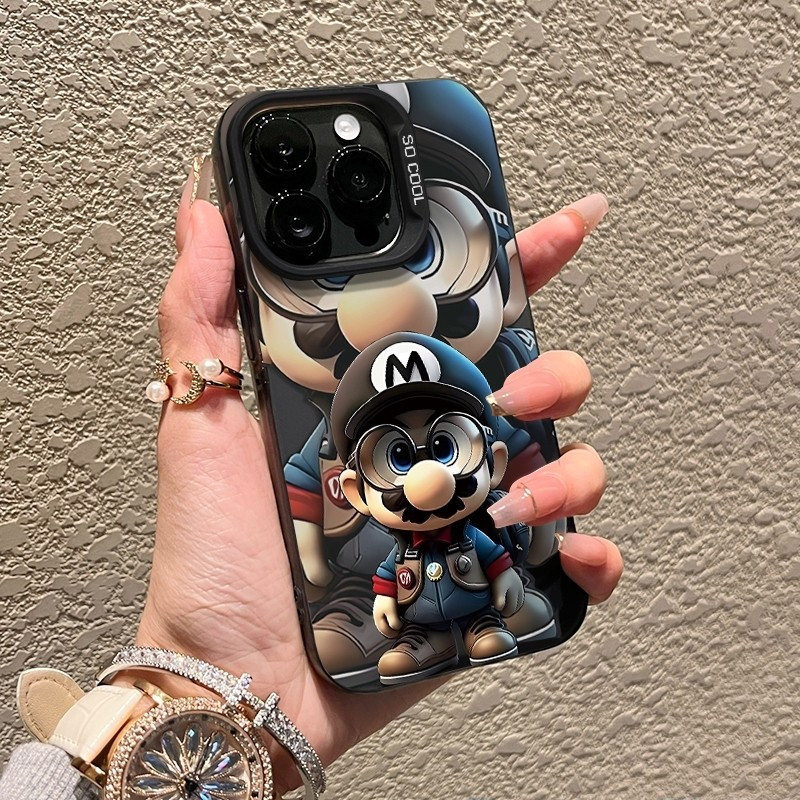 เคสโทรศัพท์ซิลิโคนกันกระแทก TPU อินเทรนด์น่ารักรุ่น Q ตัวละครเข้ากันได้ iPhone 17 16 15 14 13 12 11 