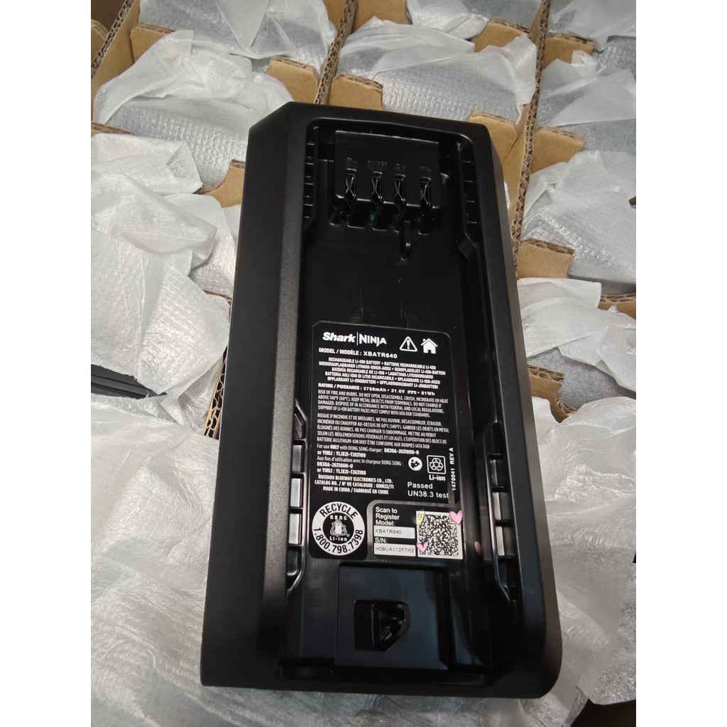 Original Shark ninja Shark เครื่องดูดฝุ่นแบตเตอรี่ XBATR640 21.6V 3750mAh6 ชิ้น 21700