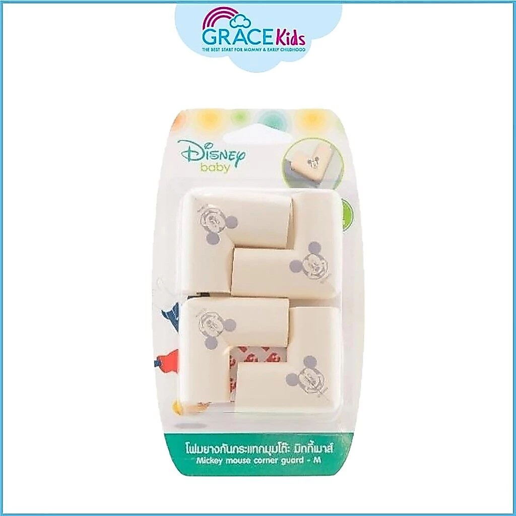 GraceKids ลิขสิทธิ์แท้ Disney โฟมยางกันมุม ลายมิกกี้เมาส์ กันมุมโต๊ะ กันขอบโต๊ะ ตู้ เตียง ฟองน้ำกันกระแทก