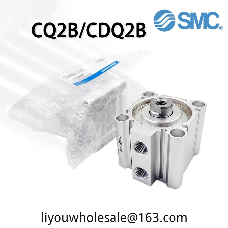 SMC กระบอกบางใหม่เอี่ยมพร้อมสต็อก CQ2B CDQ2B50-10/15/20/25/30/35/40/50/75DMZ/100DZ