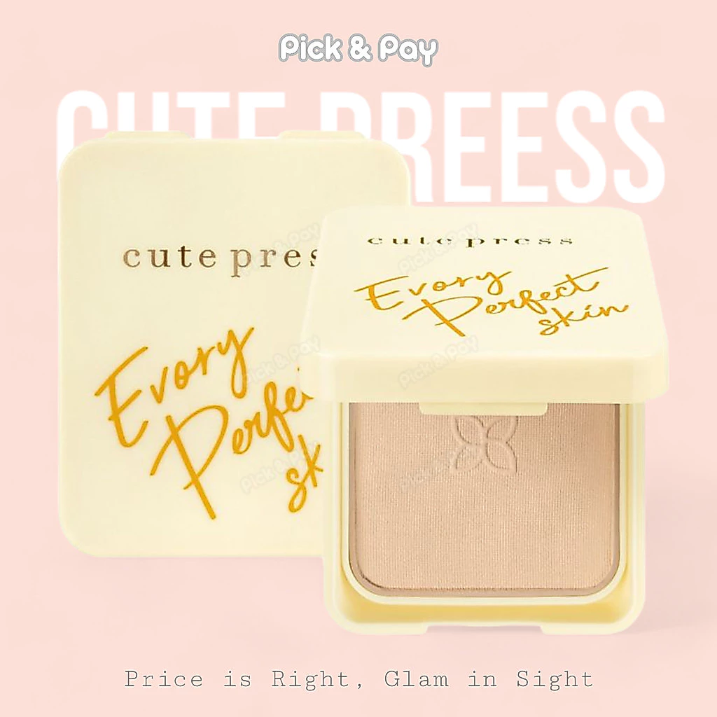 CUTE PRESS อิเวอร์รี่ เพอร์เฟ็ค สกิน พลัส วิตามิน อี ฟาวเดชั่น พาวเดอร์ EVORY PERFECT SKIN PLUS VITAMIN E