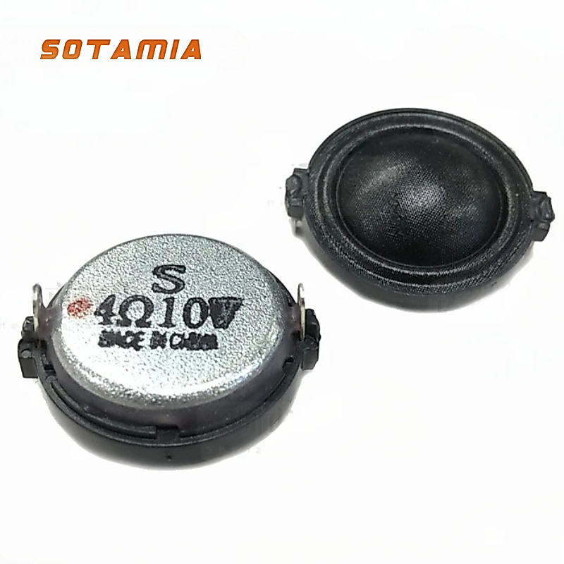 Sotamia 2 ชิ้น 30 มิลลิเมตรมินิลําโพงเสียง 4 โอห์ม 10 วัตต์ทวีตเตอร์โดมลําโพงเสียงแหลม DIY โฮมเธียเตอร์เสียงเพลงลําโพง