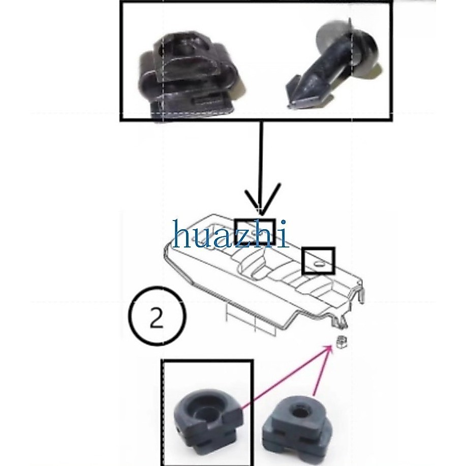 Yuy ฝาครอบเครื่องยนต์หัวเข็มขัดฝาครอบสําหรับ HONDA civic FD 2006 2007 2008 2009 2010 2011