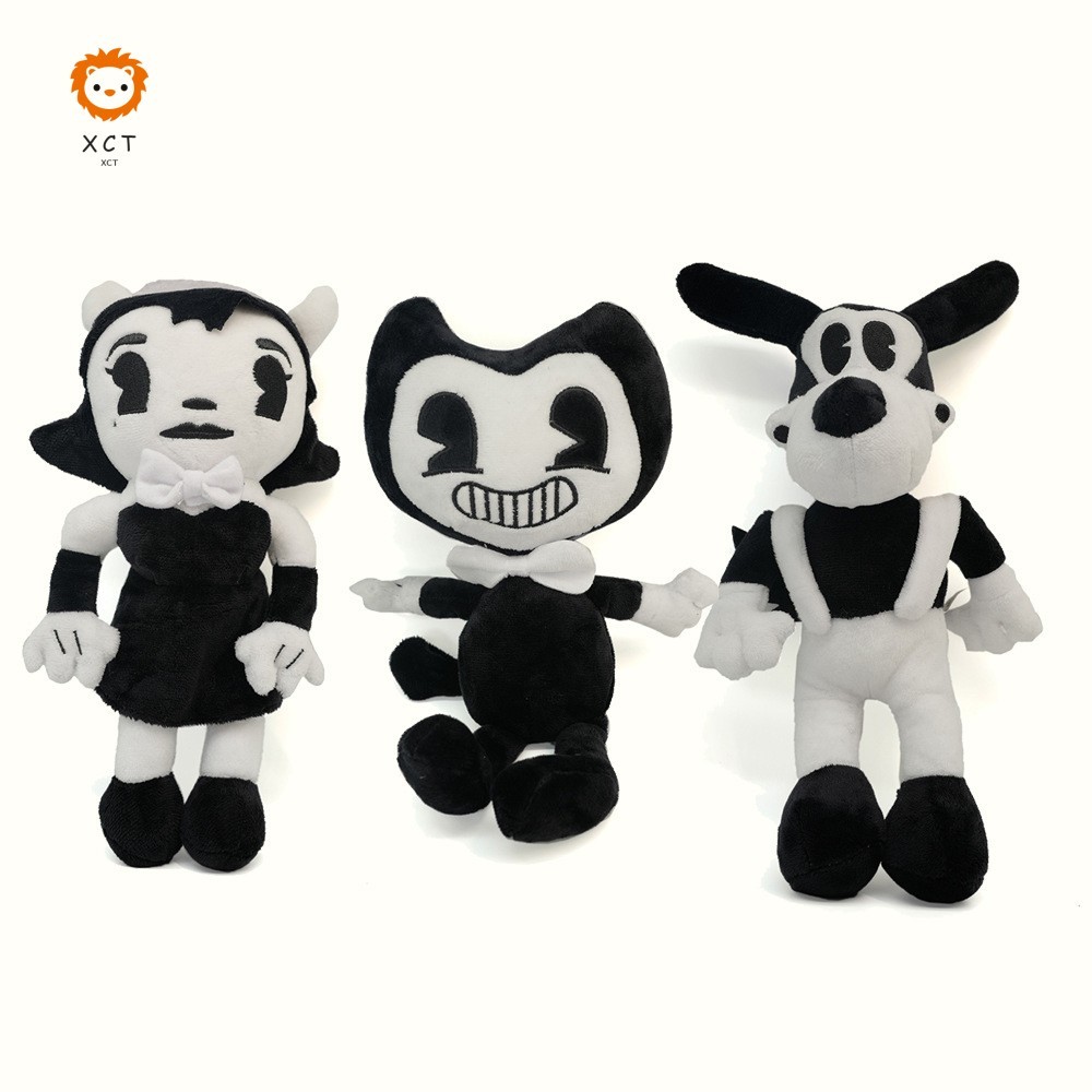 Bendy Ink Plush Doll - Thriller Girls Movie Model ตุ๊กตาของเล่นสําหรับวันฮาโลวีน