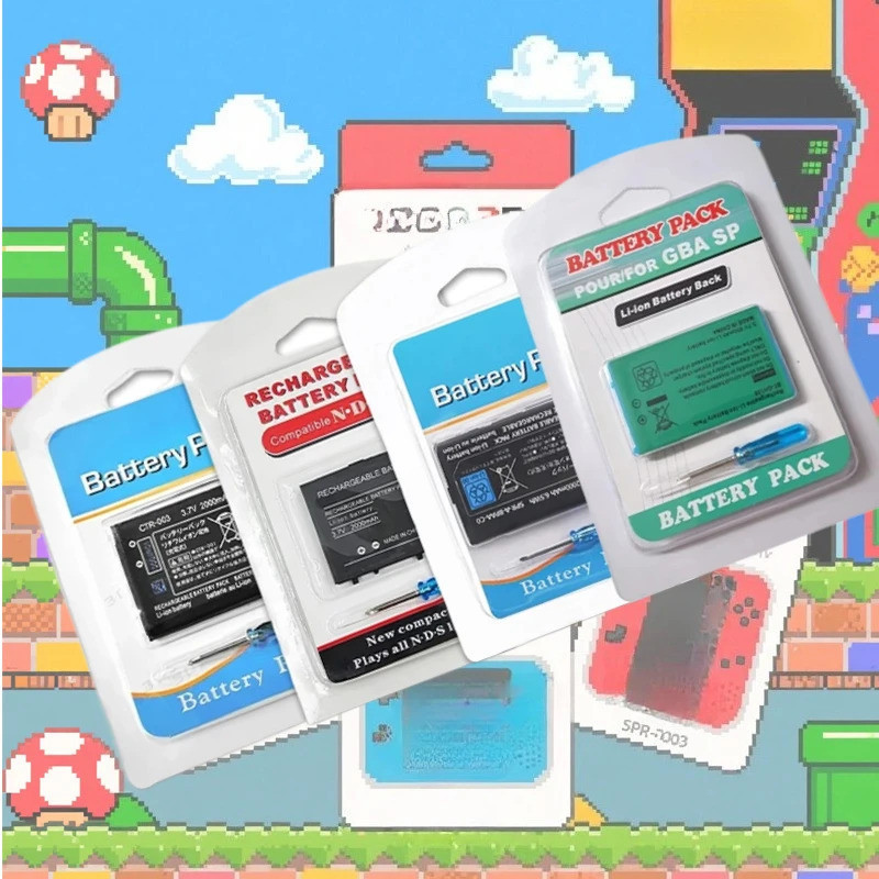 CTR-003 แบตเตอรี่โฮสต์ NDSL SPR-003 3.7V แบตเตอรี่ลิเธียมสําหรับ Nintendo ใหม่ 3DSLL 3DSXL N3DS 2DS 