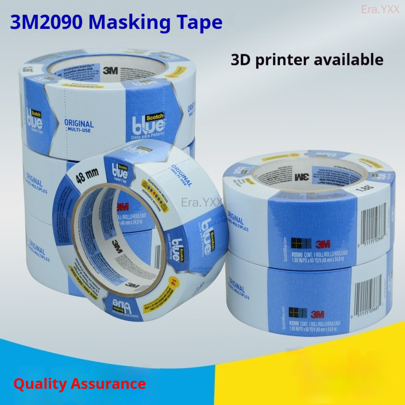 3M2090 Masking Tape Blue Masking Tape 3D เครื่องพิมพ์ที่มีอยู่เทปสีสเปรย์ Masking 3D เครื่องพิมพ์เทป